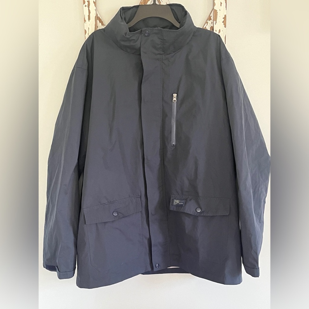 Atlas For Men‎ Jacket Blue Size 2XL Water Repellent Windbreaker EUC
